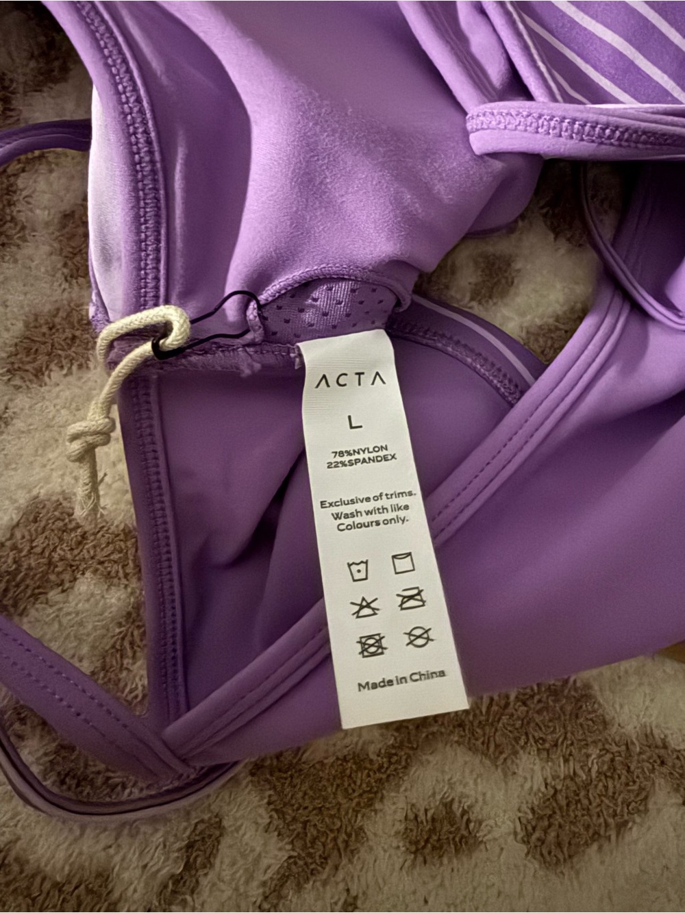 ACTA x Ken Cradic Purple Sports Bra - Picture 4 of 4